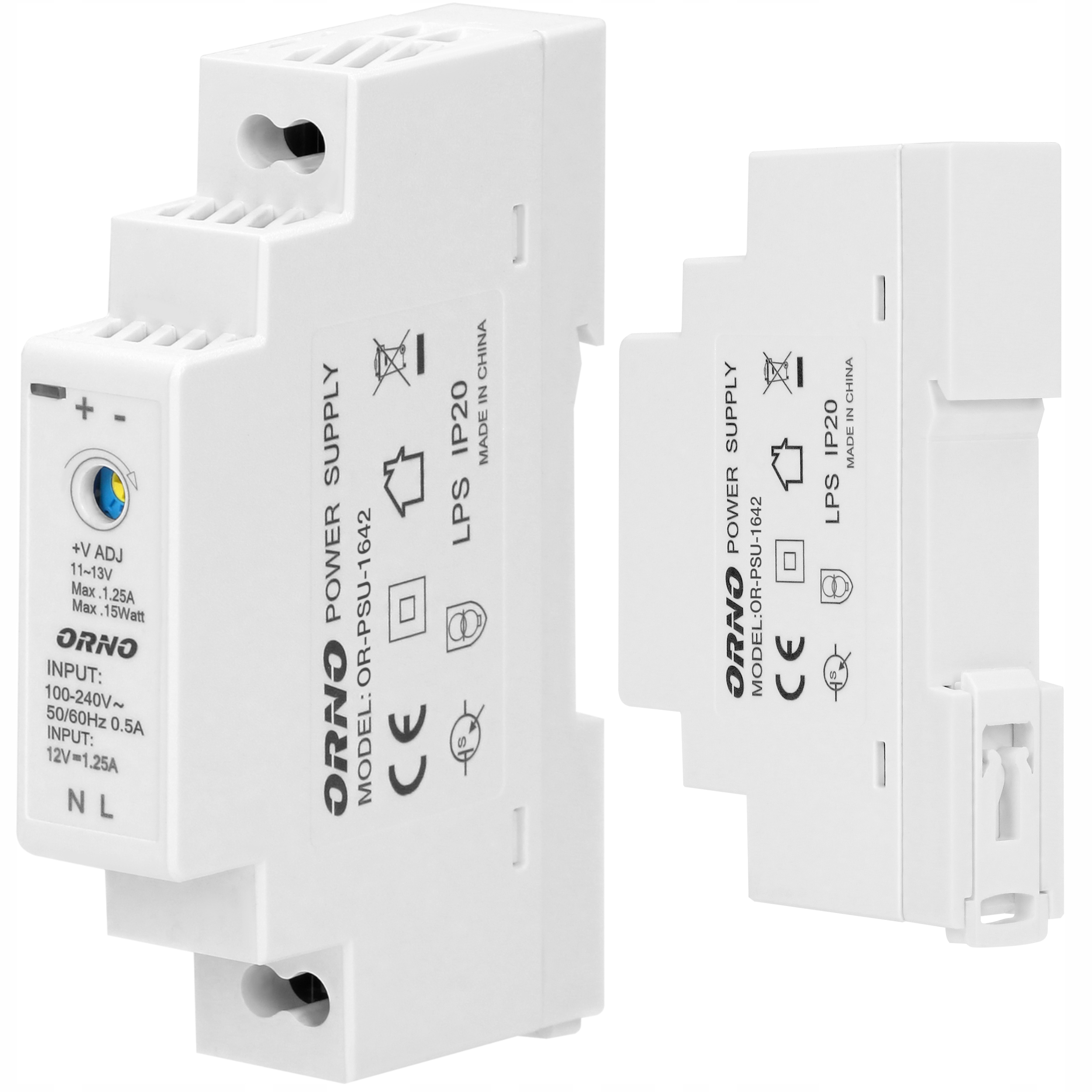 Transformátor Orno 12 V IP20 1,25 A